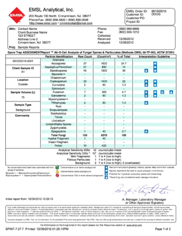 Mold Inspection Testing Avocet Inspections LLC